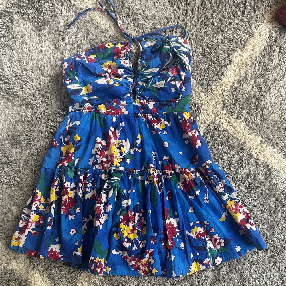 Anthropologie Floral Mini Dress